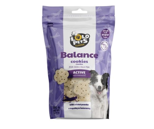 LOLO PETS ACTIVE ÍZÜLETVÉDŐS ROVARFEHÉRJÉS KEKSZ 350 G