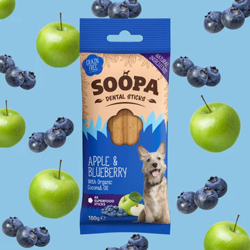 SOOPA DENTAL STICKS - ALMA ÉS ÁFONYA