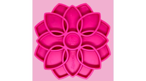 Habzsolásgátló tál kutyáknak, méreganyagmentes, SodaPup® Mandala pink