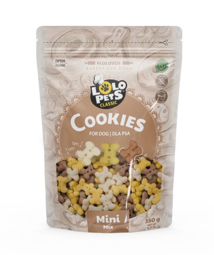 LOLO PETS MINI CSONT KEKSZ MIX 350 G